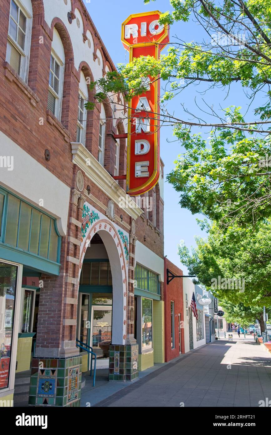 Rio Grande theater in downtown Las Cruces New Mexico opened in 1926 as