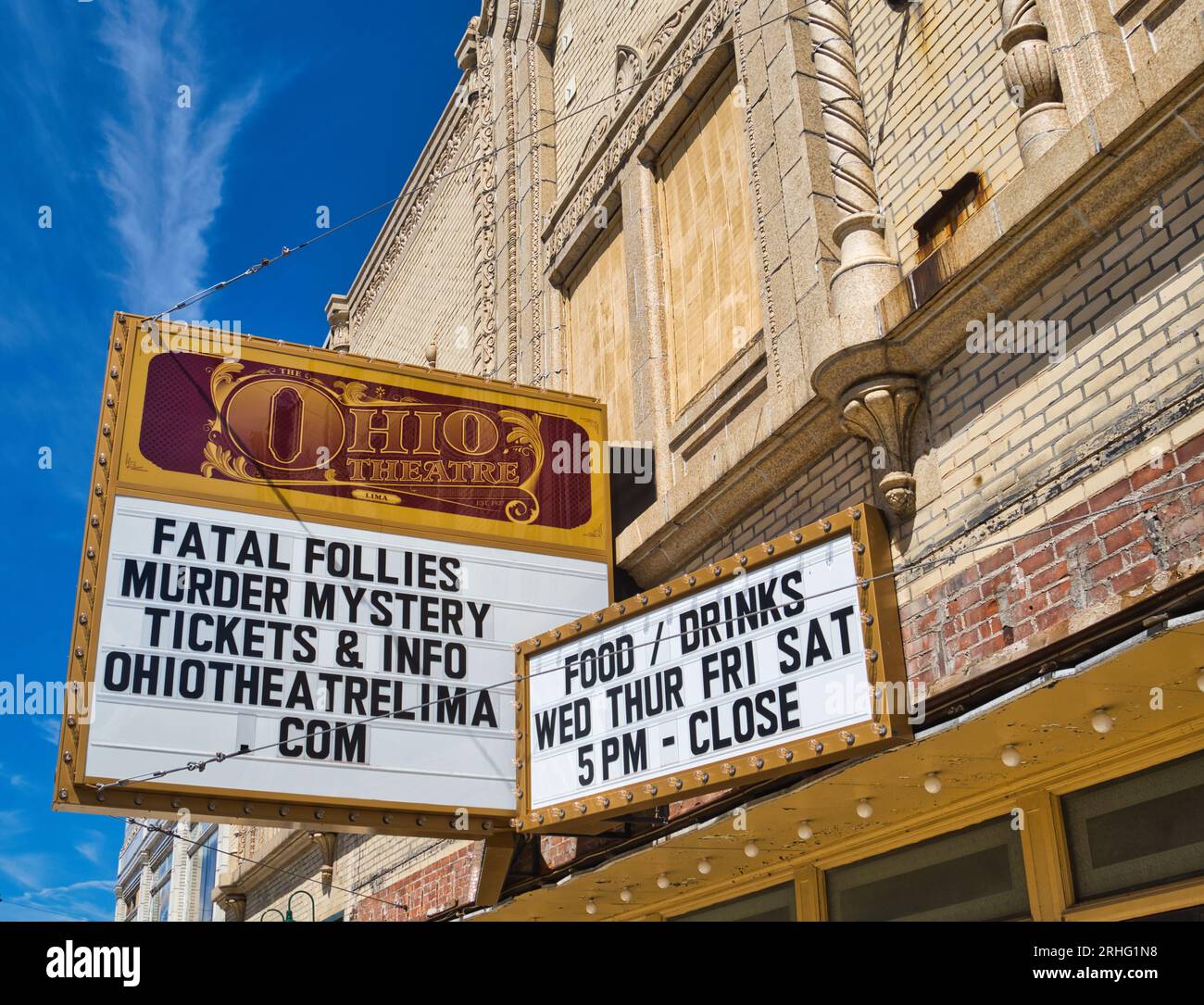 The Ohio theater in Lima Ohio USA 2023 Stock Photo Alamy