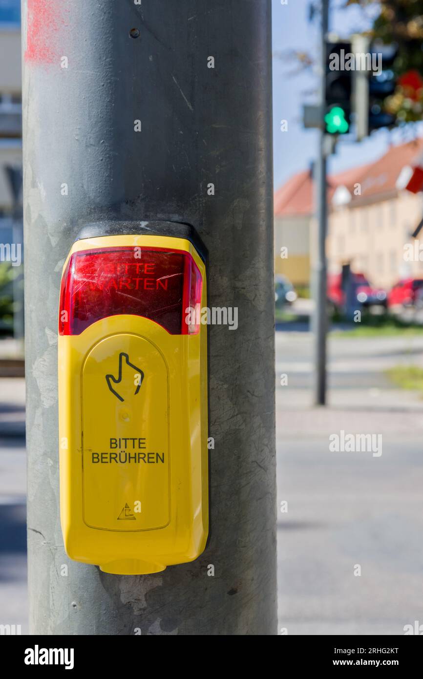 Traffic light switch Stock Photo Alamy