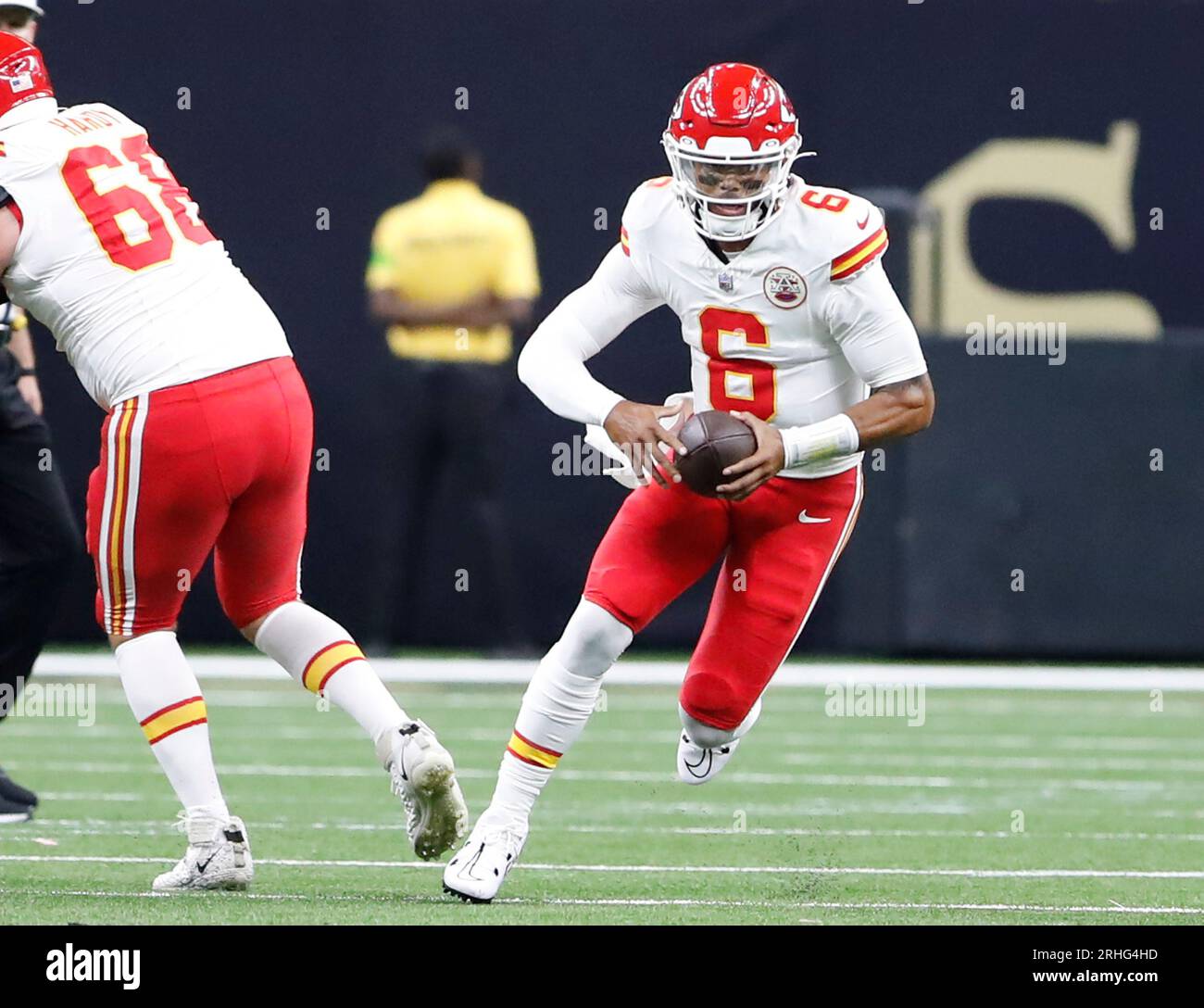 New Orleans, USA. 13th Aug, 2023. Kansas City Chiefs quarterback