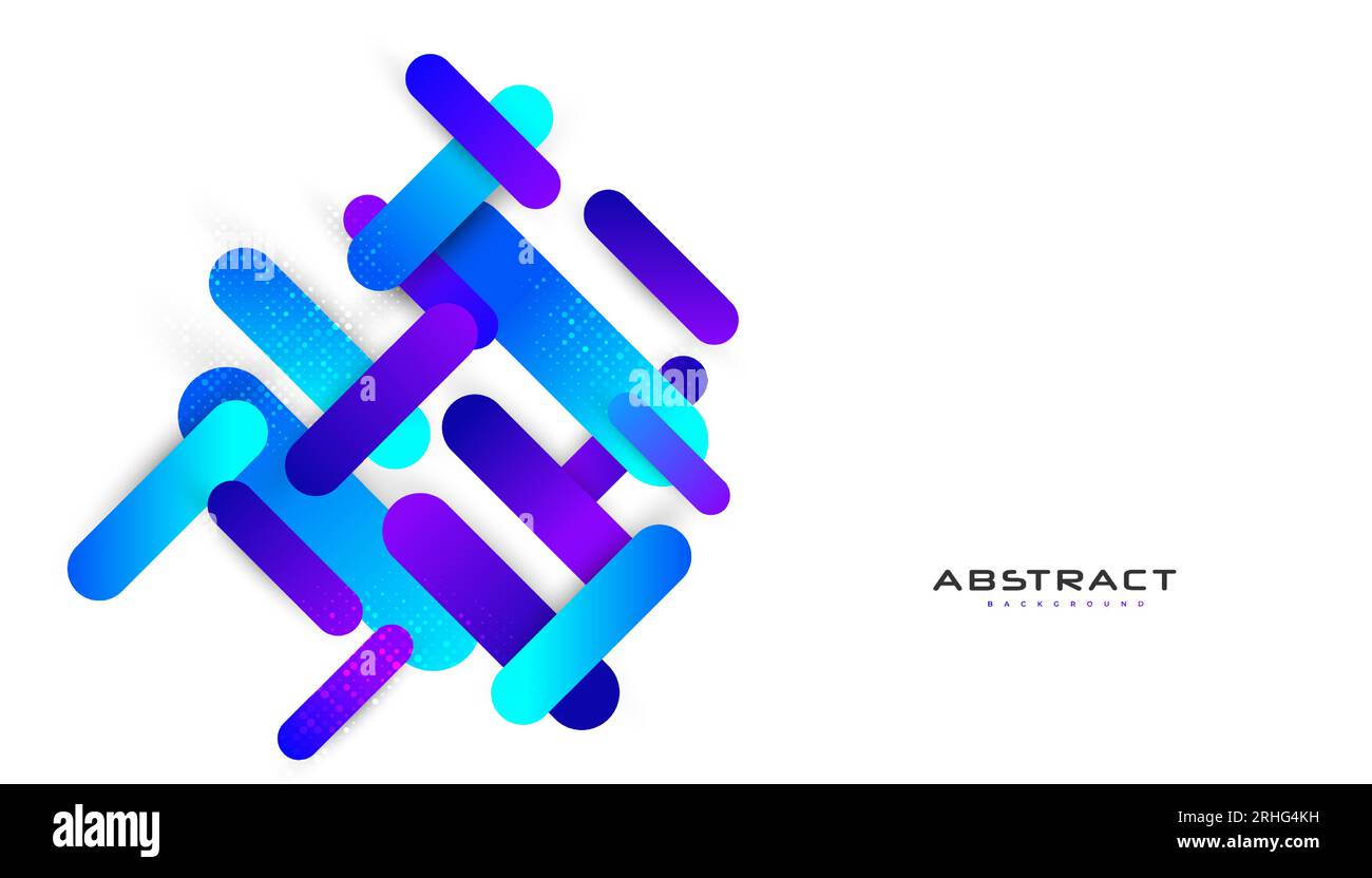 Abstract Modern Geometric Background. Colorful Liquid Background Design Stock Vector