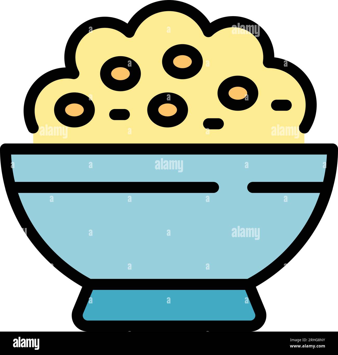 Vegetable milk cereal icon outline vector. Vegan food. Almond soy color ...