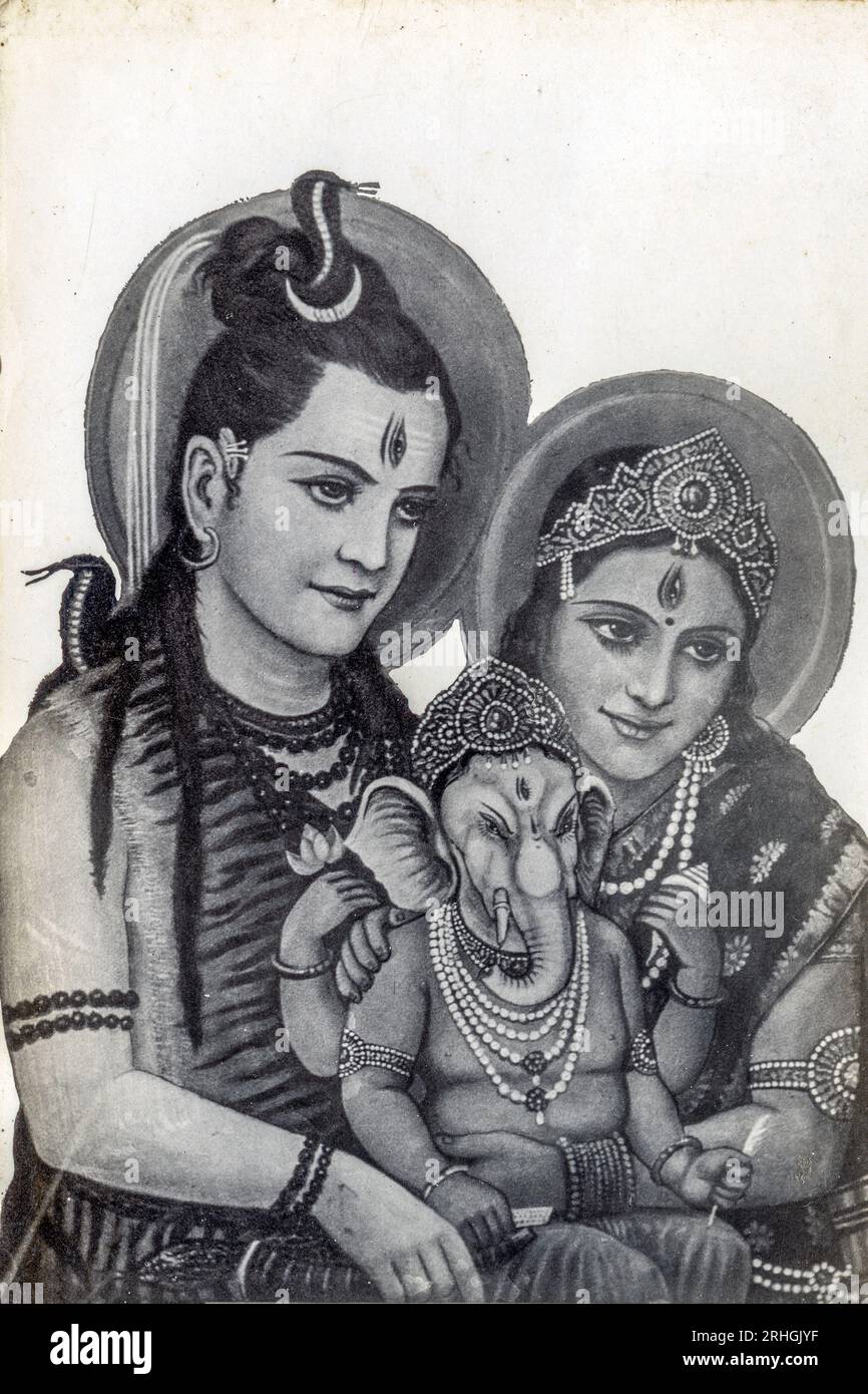 Pin by Gods Club on Sri Shiv Parvati / Sri Uma Maheshwara | Shiva art, Lord  ganesha paintings, God illustrations