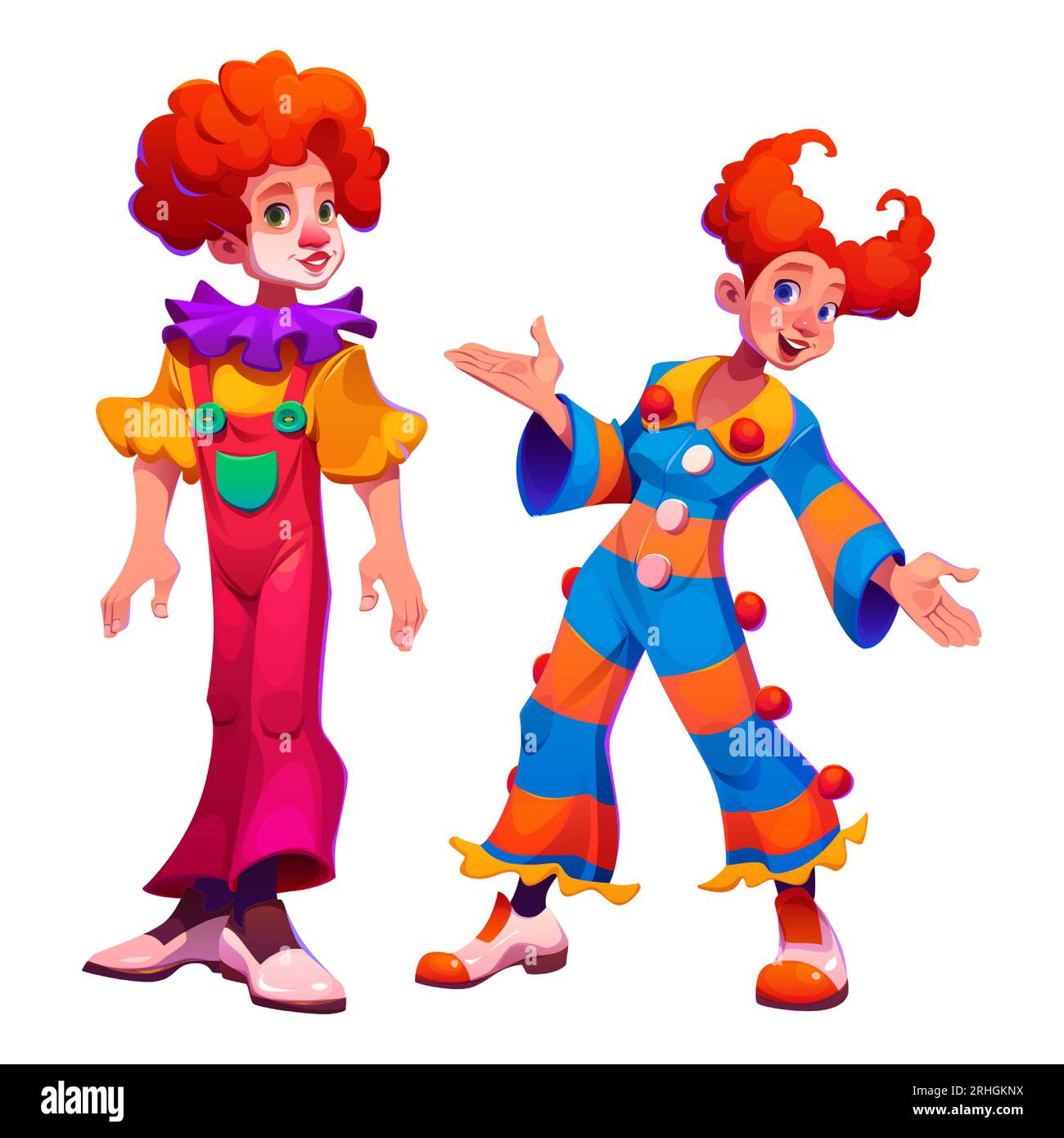Girl Comedian Clipart