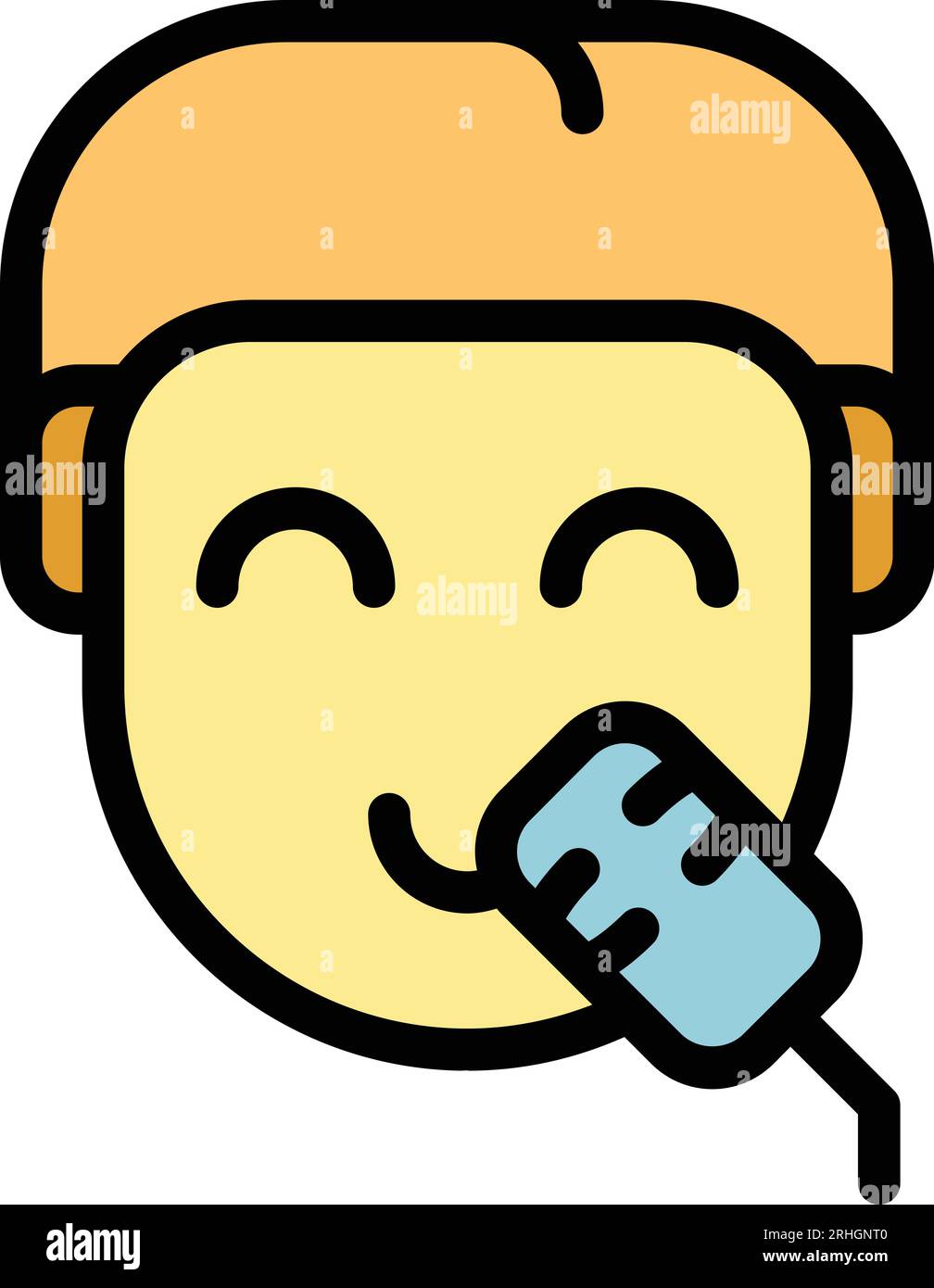 Class speech icon outline vector. Election public. Rhetoric oratory ...