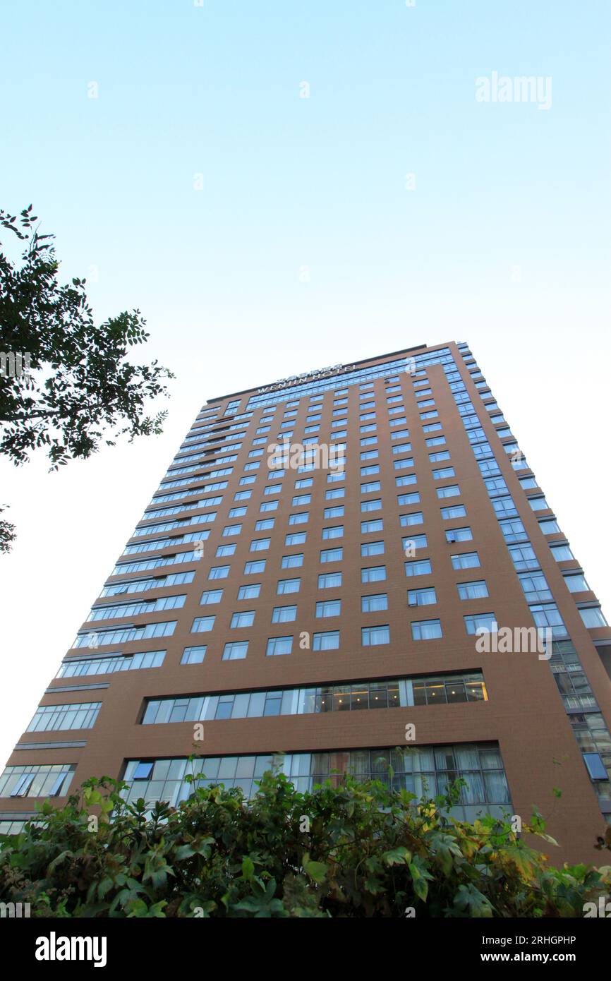 Modern modern high rise building city appearance hi-res stock ...