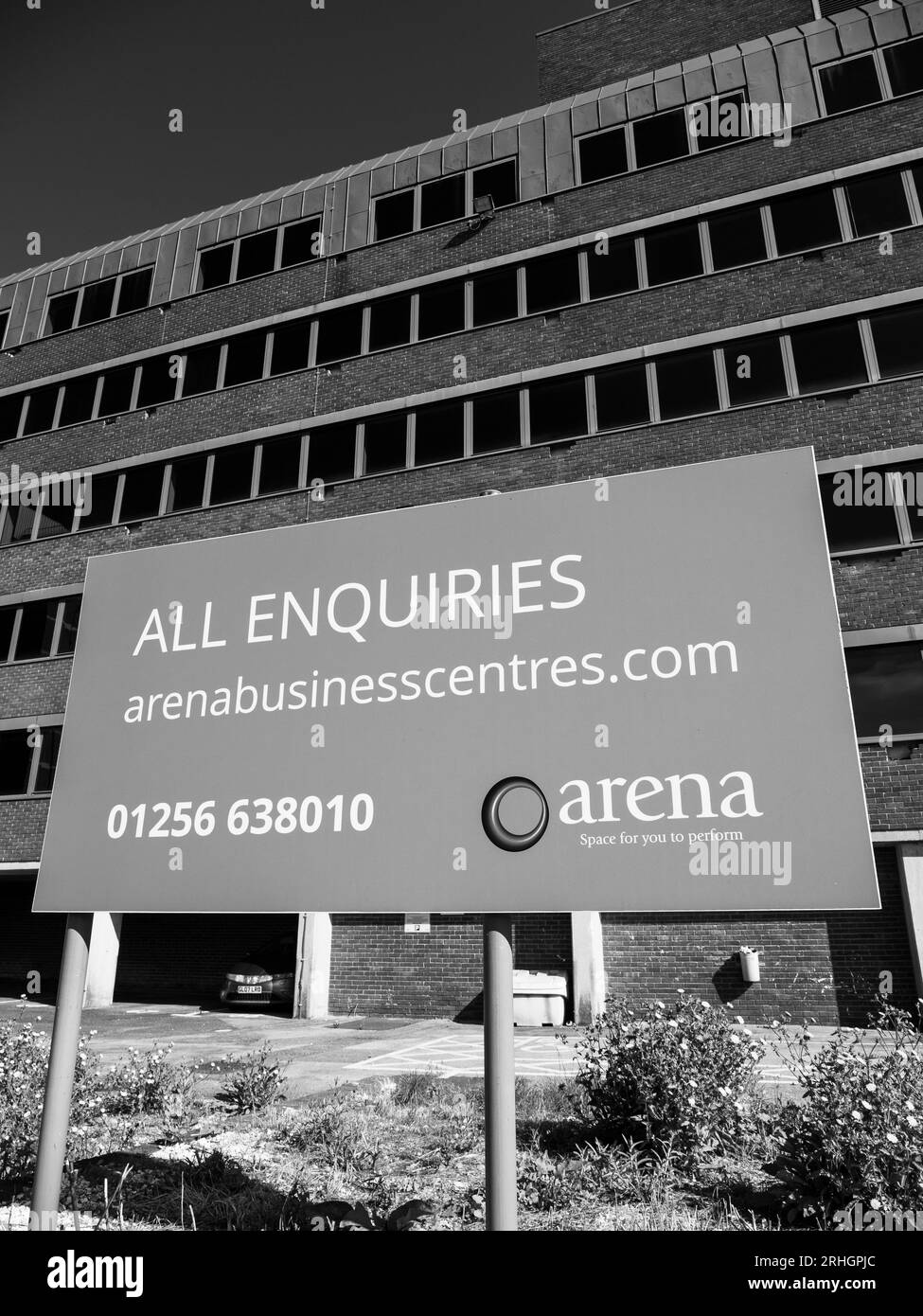Empty Old,Office Building, Basing View, Basingstoke, Hampshire, England