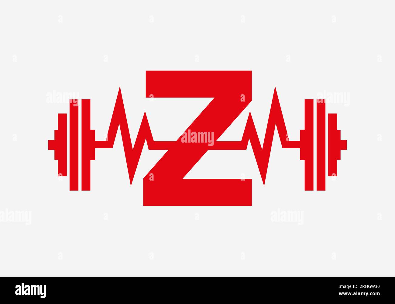 Letter Z Fitness Gym Logo. Fitness Logotype Symbol Stock Vector Image