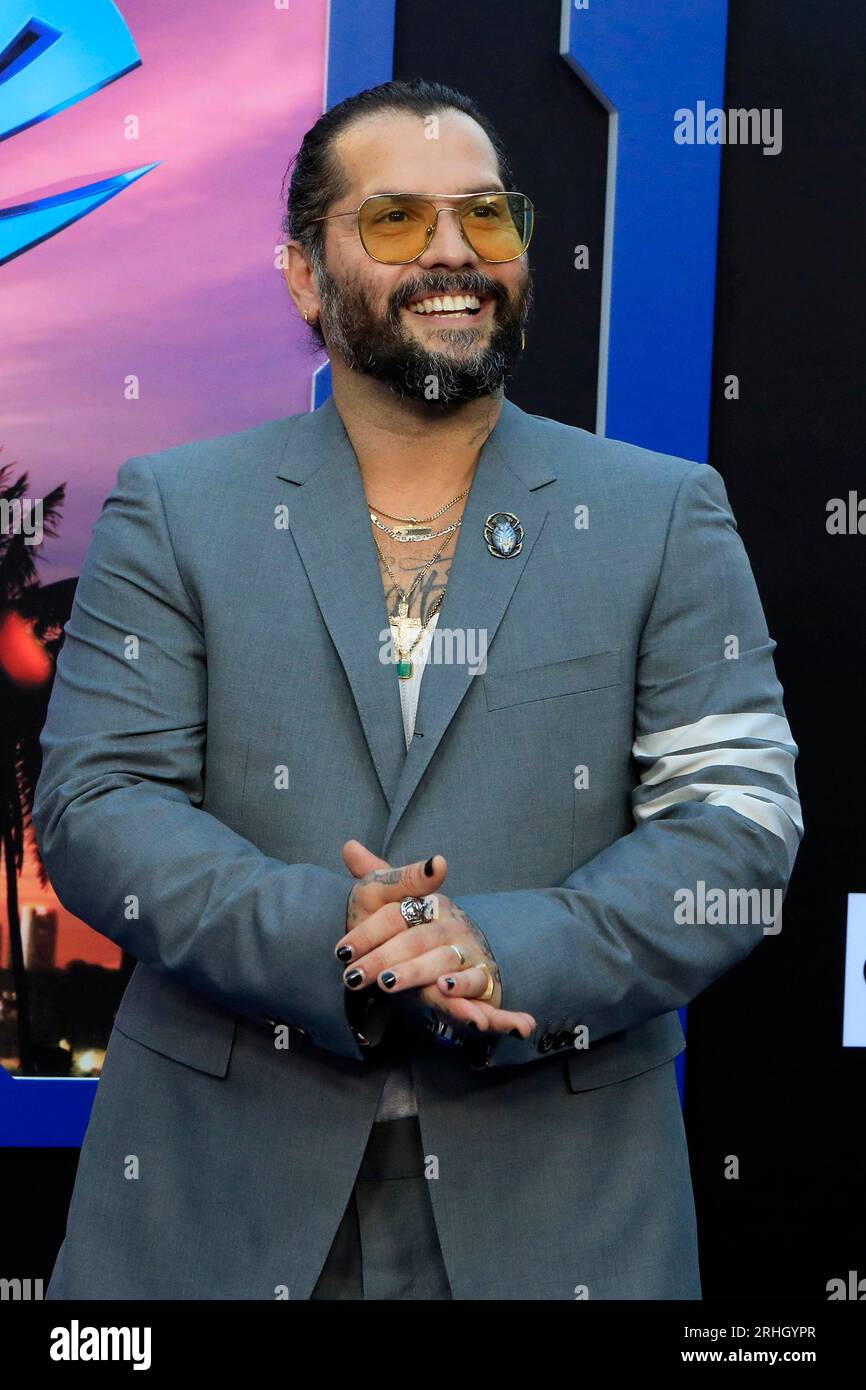 LOS ANGELES - AUG 15: Angel Manuel Soto at Blue Beetle Los Angeles Premiere  at the TCL Chinese Theater IMAX on August 15, 2023 in Los Angeles, CA Stock  Photo - Alamy