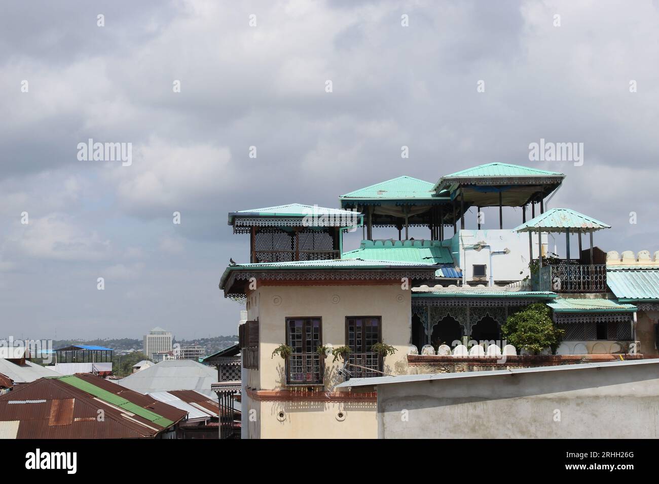View on Zanzibar city Stock Photo