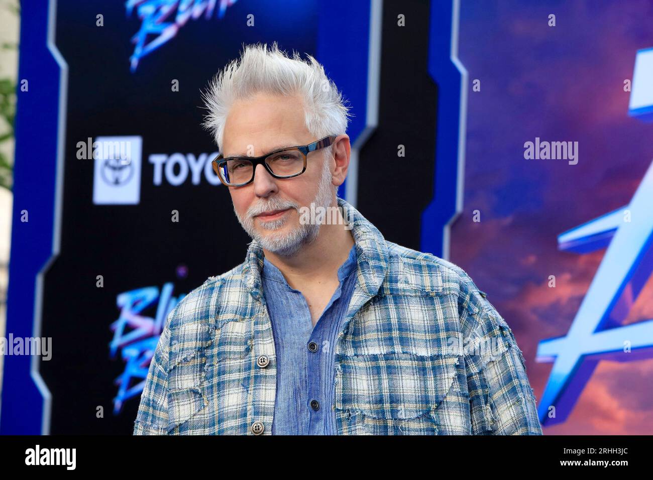 Los Angeles, USA. 15th Aug, 2023. LOS ANGELES - AUG 15: James Gunn at Blue Beetle Los Angeles Premiere at the TCL Chinese Theater IMAX on August 15, 2023 in Los Angeles, CA (Photo by Katrina Jordan/Sipa USA) Credit: Sipa USA/Alamy Live News Stock Photo
