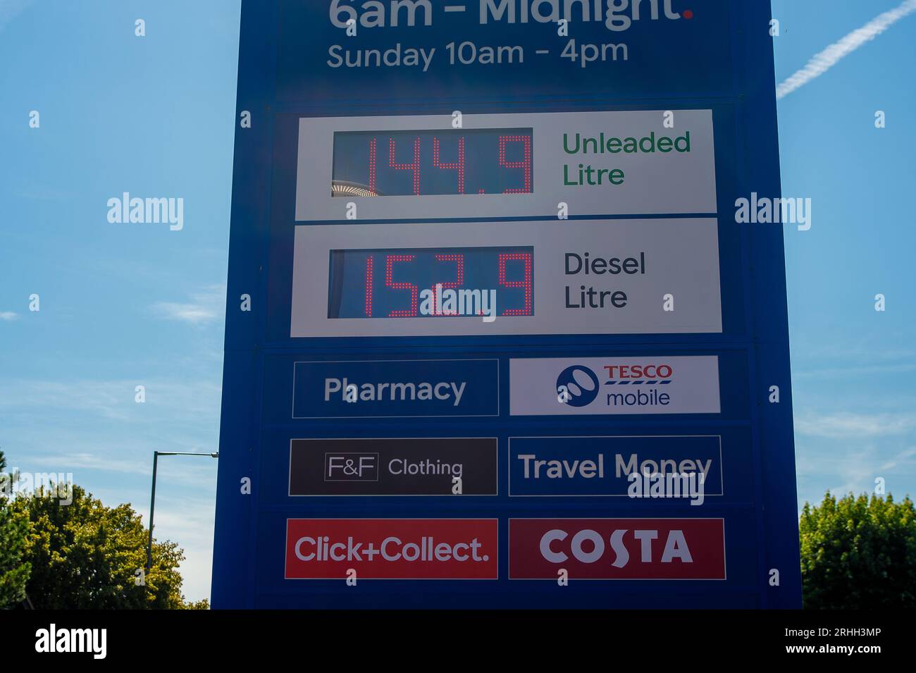 Tesco petrol stations hires stock photography and images Alamy