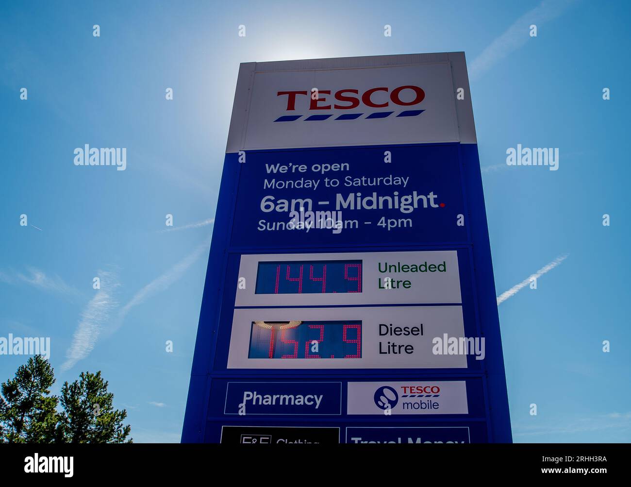 Tesco petrol stations hires stock photography and images Alamy