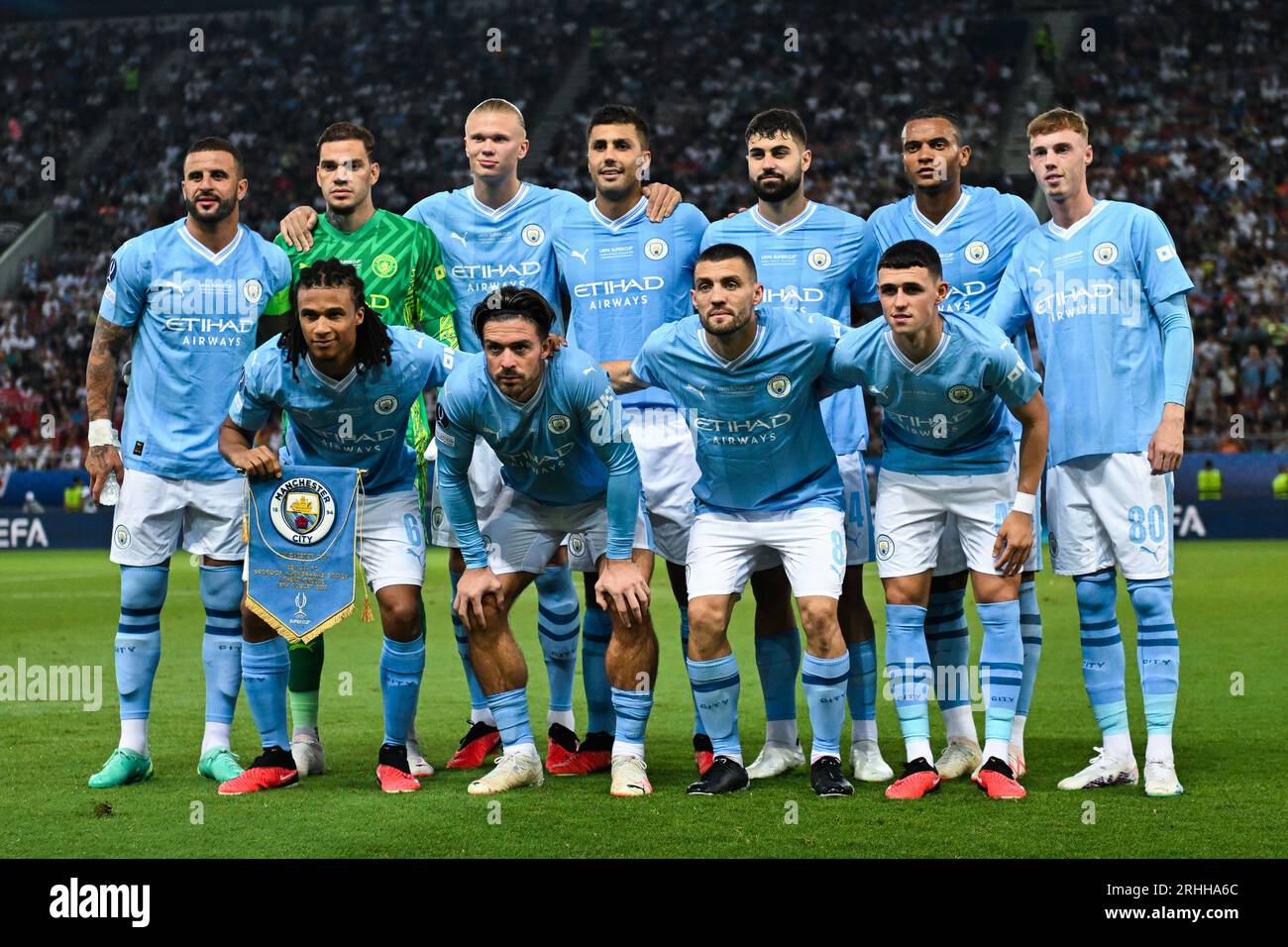 Manchester city team group hi-res stock photography and images - Alamy