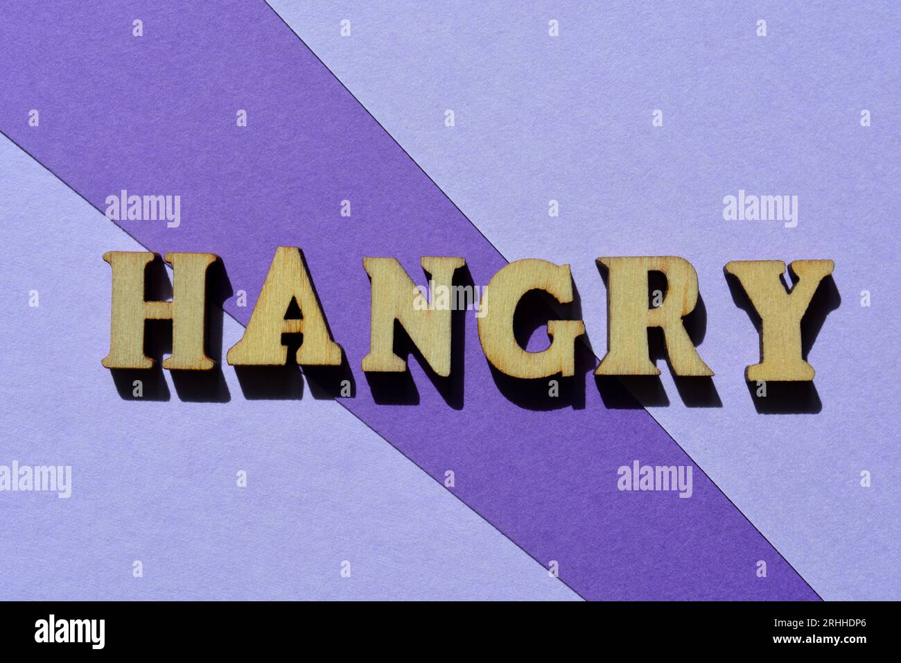 Hangry, word blend of Hungry and Angry known as a portmanteau, in