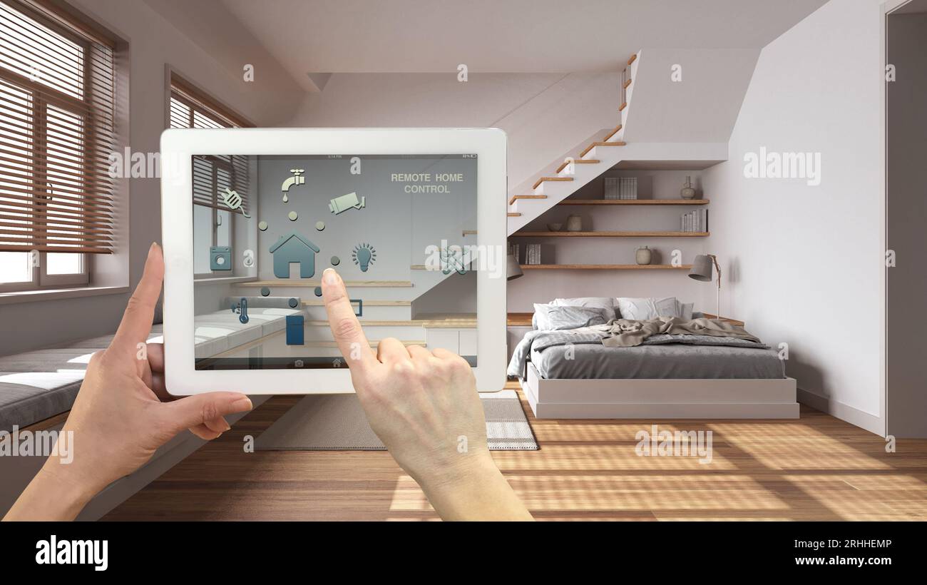 Remote home control hi-res stock photography and images - Alamy