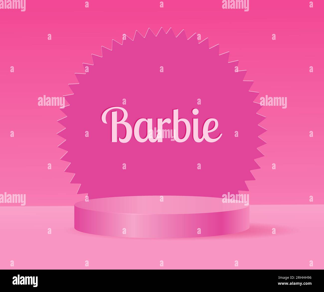 Barbie logo stock vector images alamy experimente a emo o das