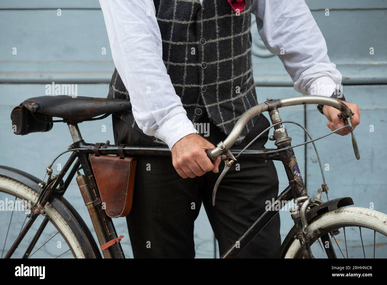 Man pedaling bicycle hires stock photography and images Alamy