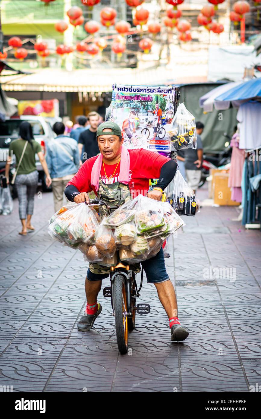 Bangkok, Thailand: Vendor Selling Handbags Editorial Stock Image