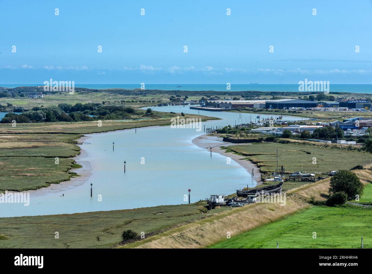River Rother Rye River rother estuary hi-res stock photography and images - Alamy