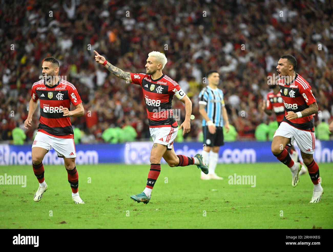 Maracana Stadium Giorgian De Arrascaeta Do Flamengo Celebrates His maracana-stadium-giorgian-de-arrascaeta-do-flamengo-celebrates-his