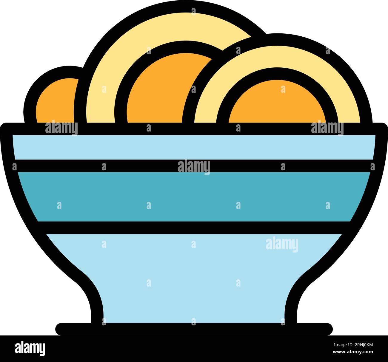 Jakarta dishes icon outline vector. City building. Ondel betawi color flat Stock Vector