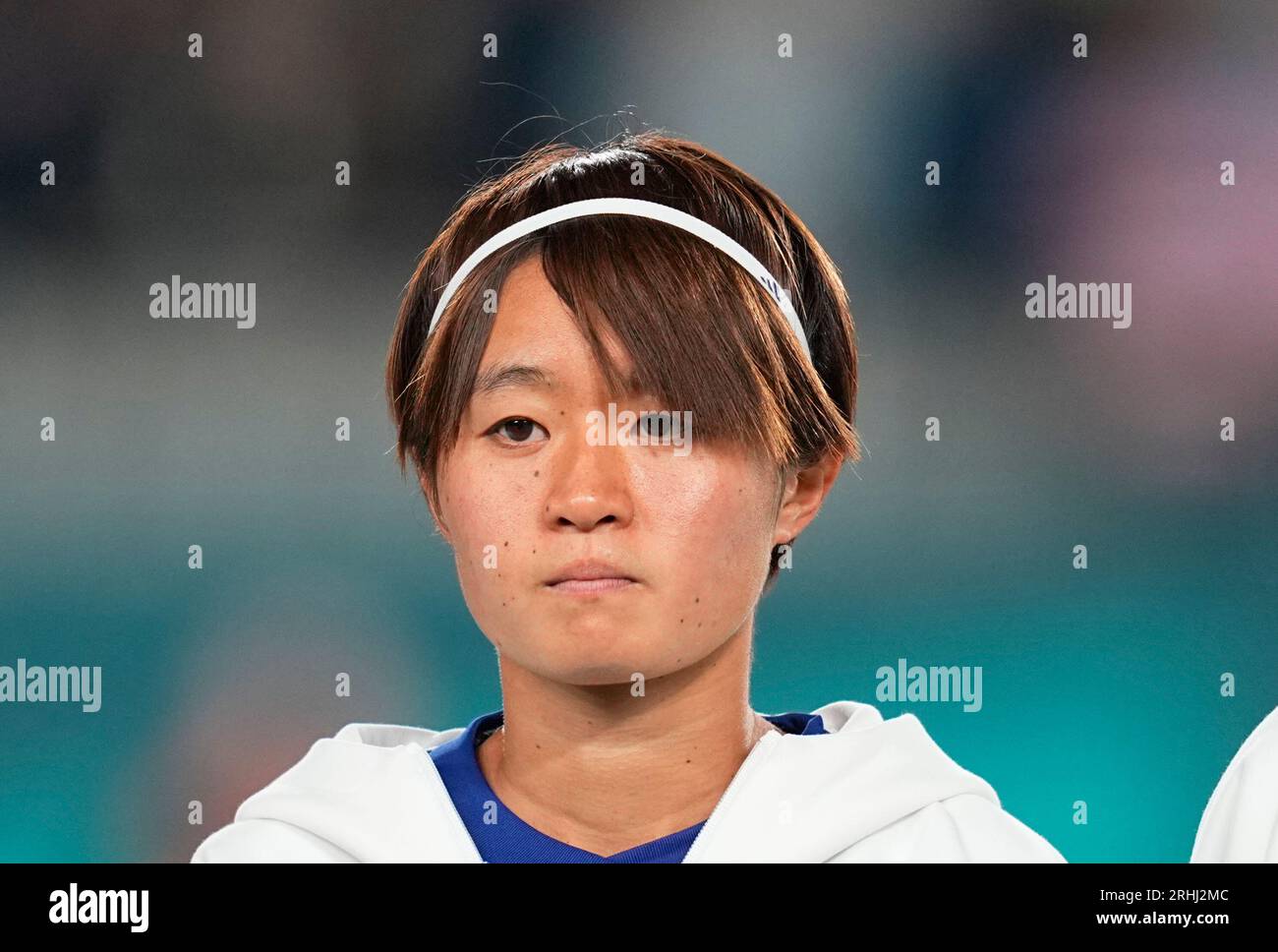 August 11 2023: Ayaka Yamashita (Japan) looks on during a FiFA Womens World Cup Quater final game, Japan versus Sweden, at Eden Park, Auckland, New Zealand. Kim Price/CSM (Credit Image: © Kim Price/Cal Sport Media) Stock Photo