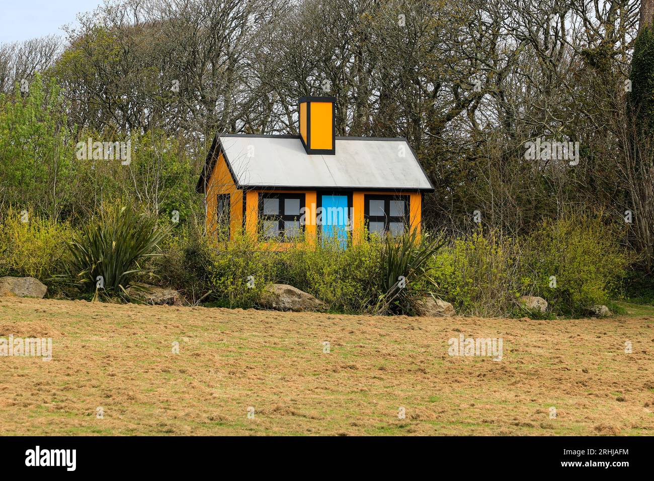 'Holiday Home' by Richard Woods on display at the Tremenheere Sculpture