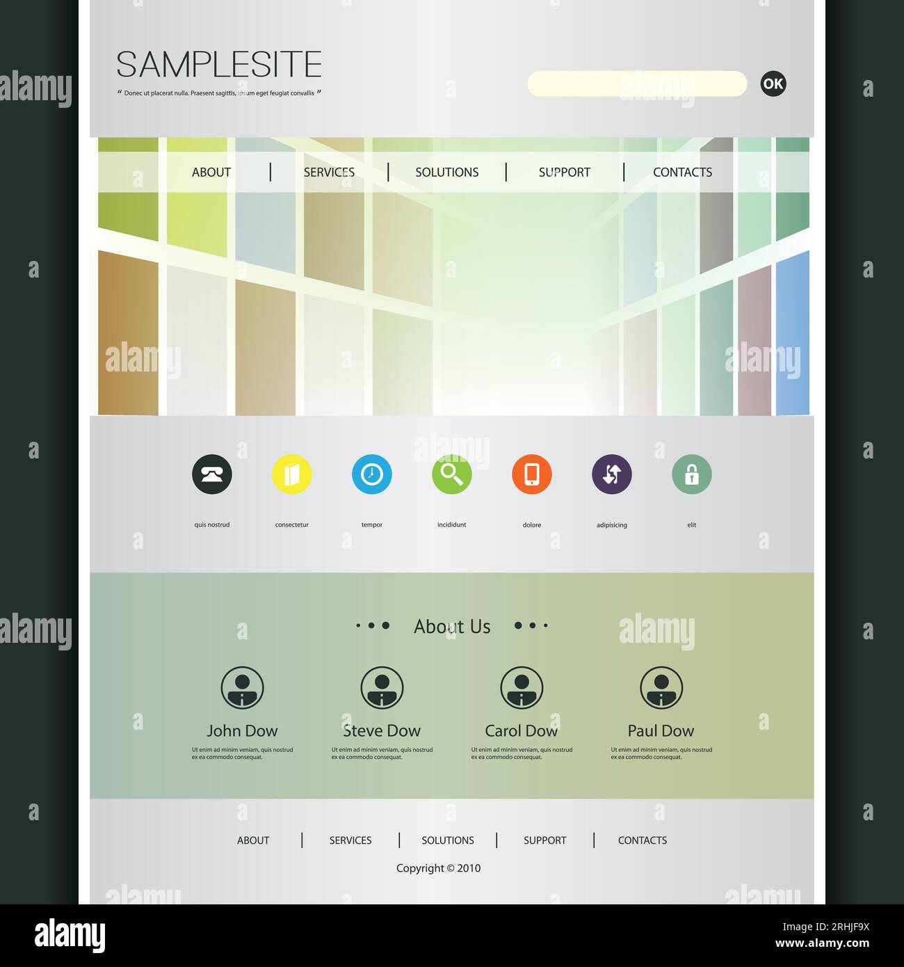 Business online idea open Stock Vector Images - Alamy