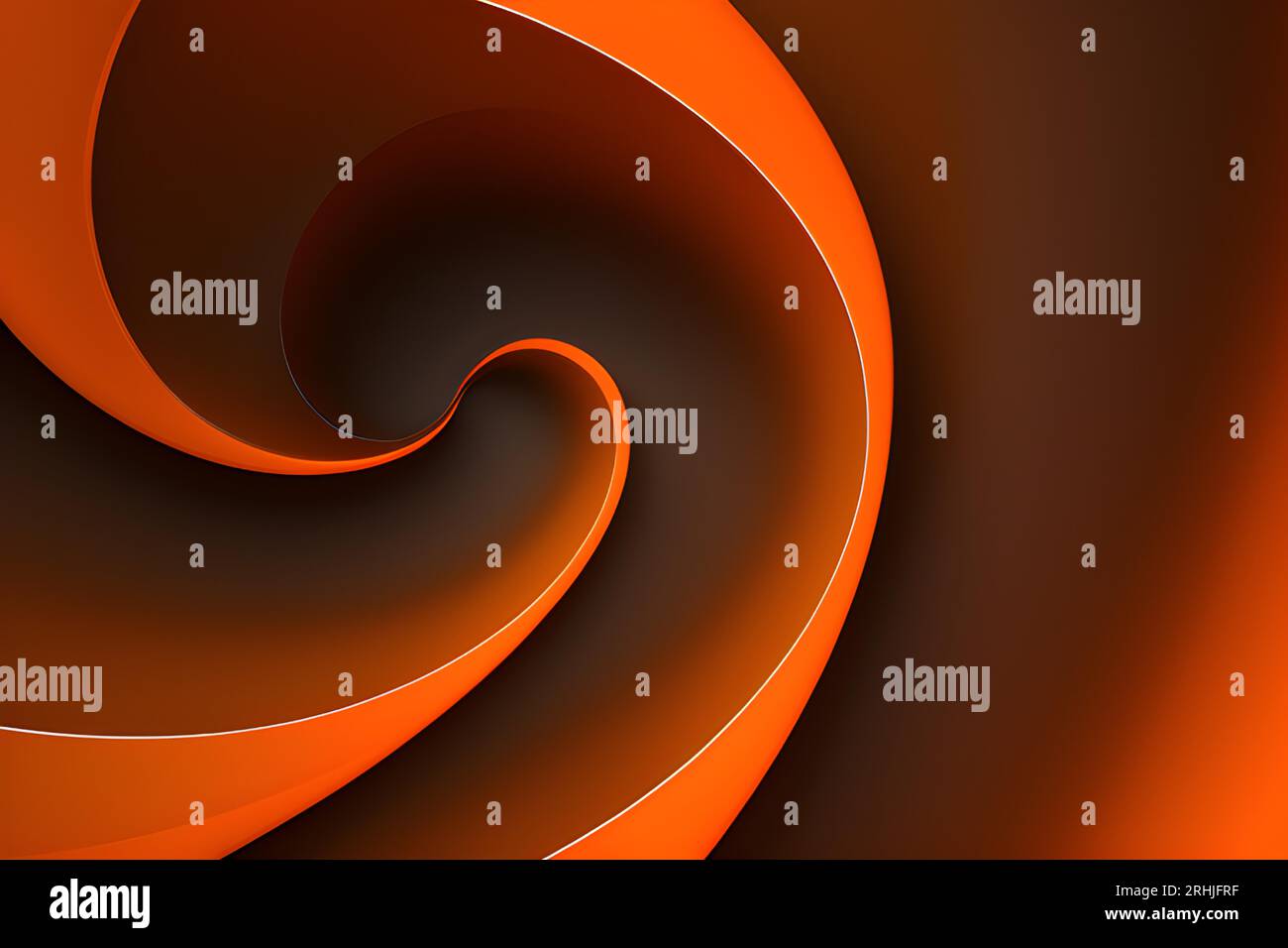 Abstract orange geometric background. Dynamic shapes composition ...