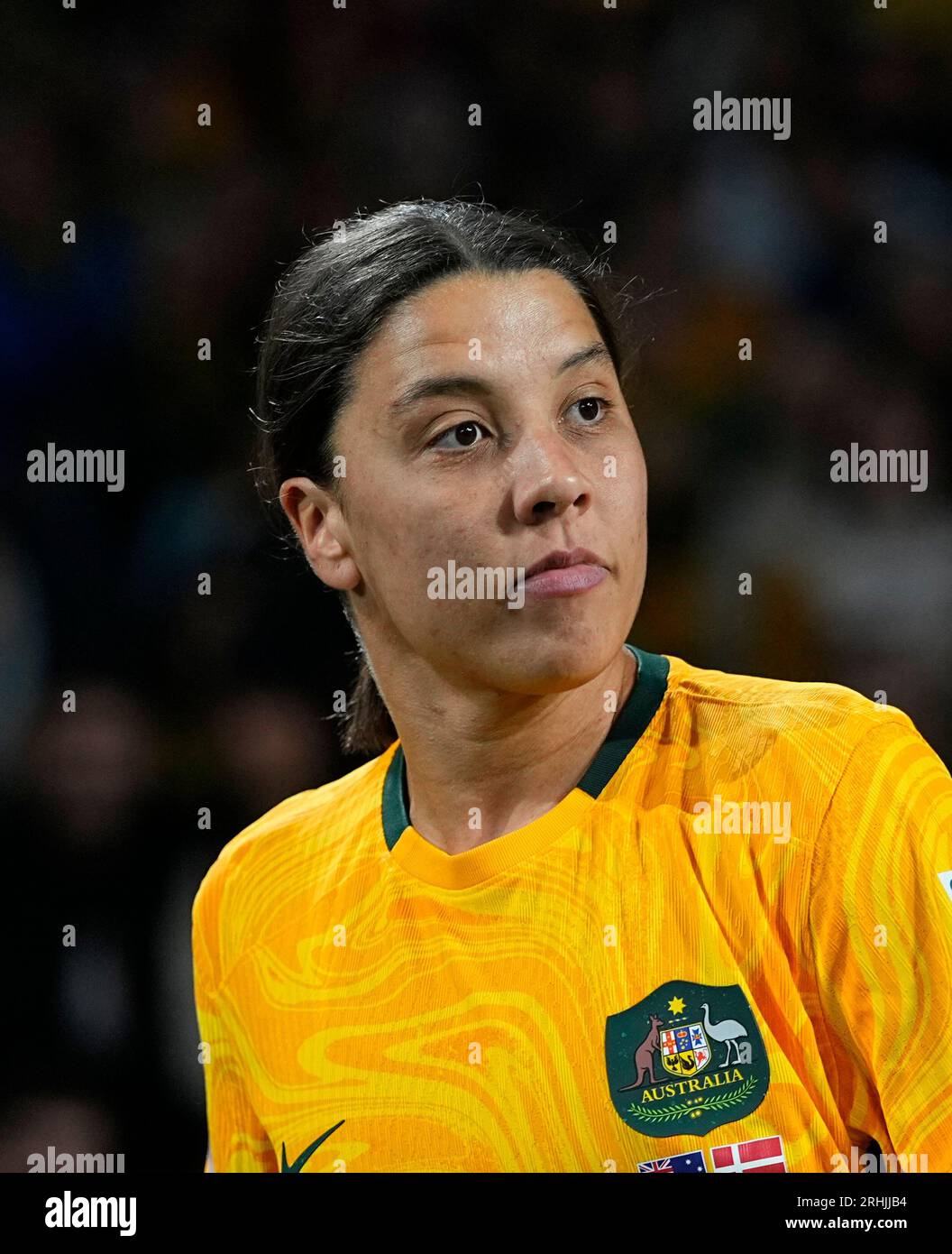 August 07 2023: Sam Kerr (Australia) looks on during a FiFA Womens
