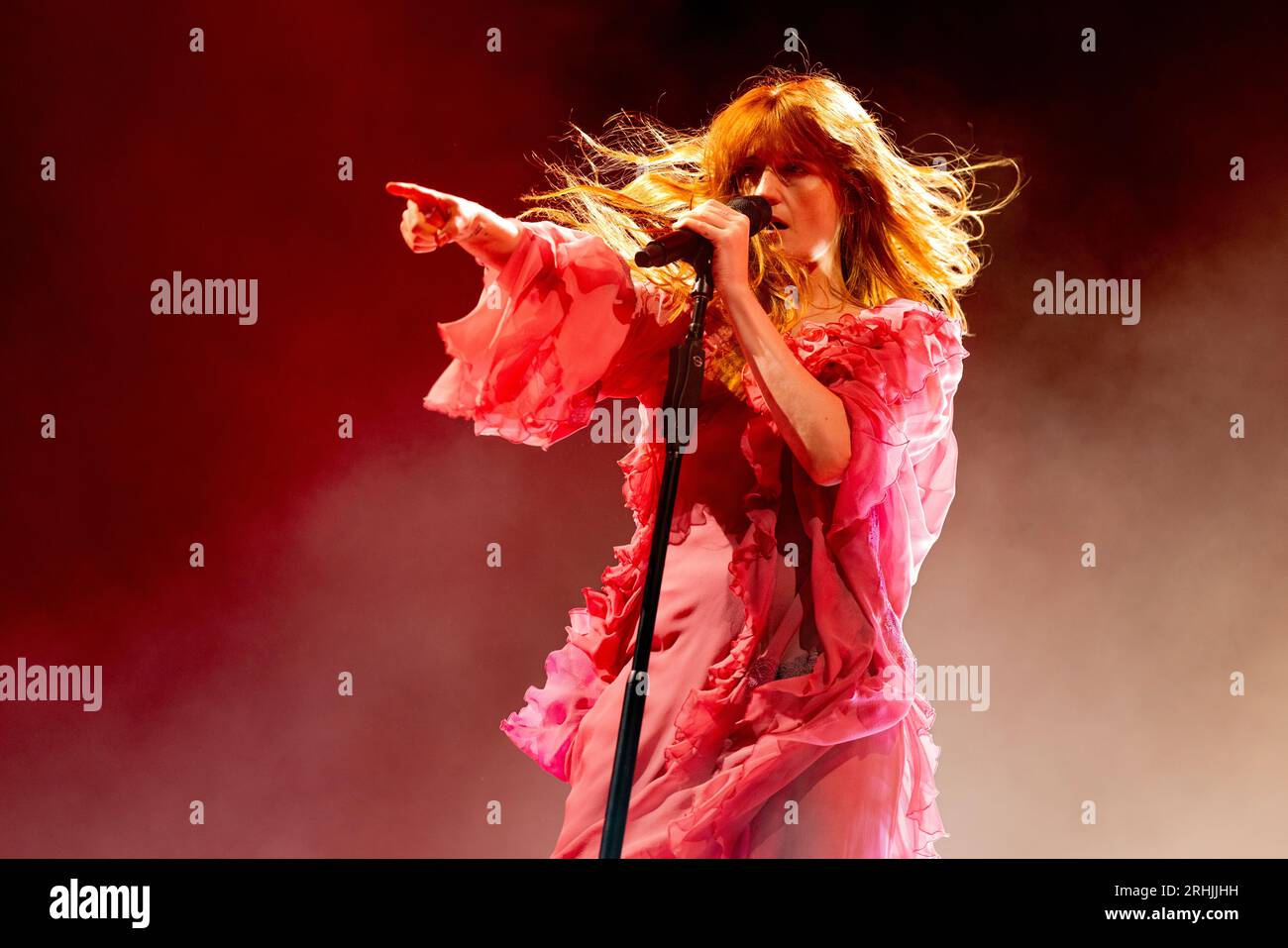 Hungary 10 August 2023 Florence Welch - Florence + The Machine Dance ...