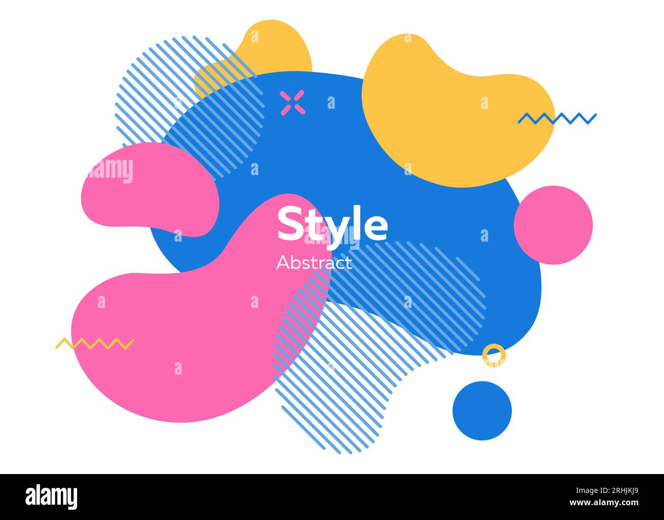 Colorful abstract shape Stock Vector Image & Art - Alamy