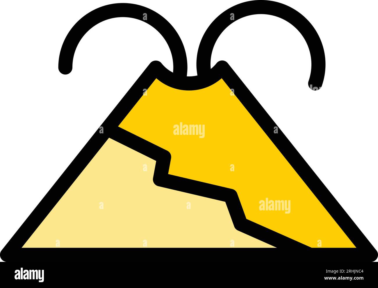 Volcanic ash atmosphere Stock Vector Images - Alamy