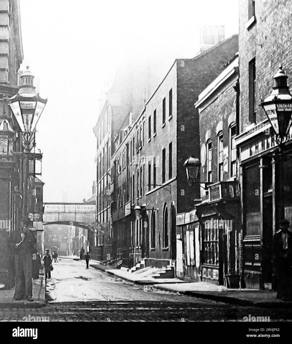 Stepney Causeway, London, Victorian period Stock Photo Alamy