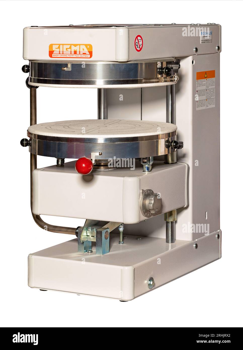 Type of technical apparatus and machine for making pizza from