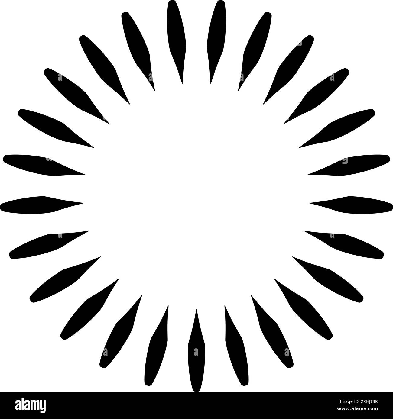 Geometric flower, star graphic design element logo. vector illustration Stock Vector