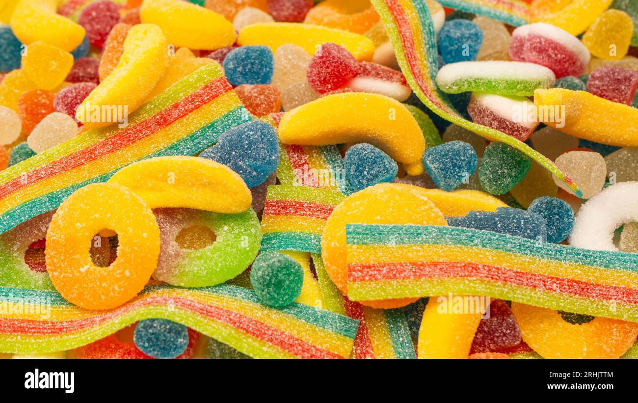 Assorted sweet candies hi-res stock photography and images - Alamy