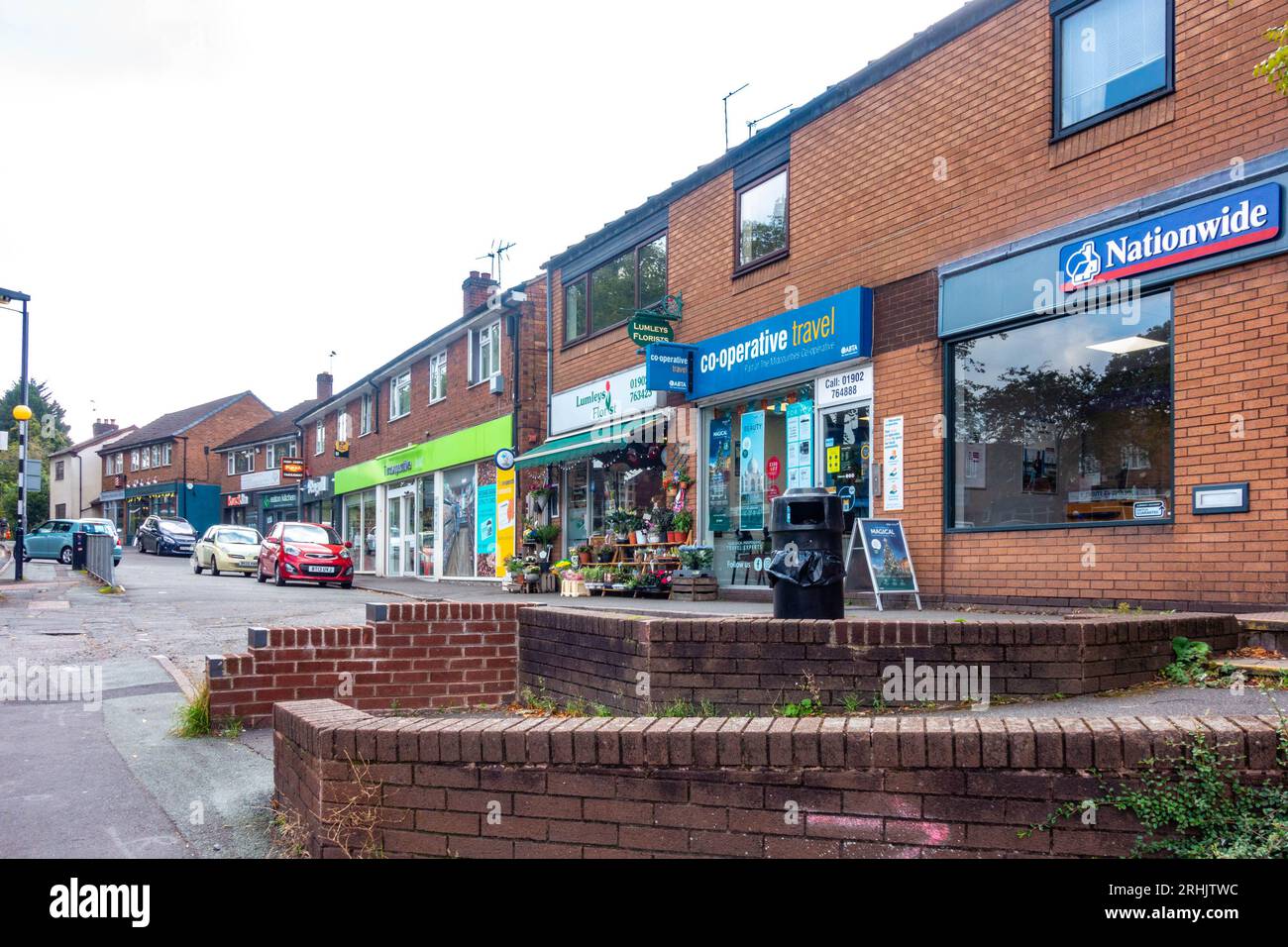 Local shops at Finchfield in Wolverhampton, UK Stock Photo - Alamy