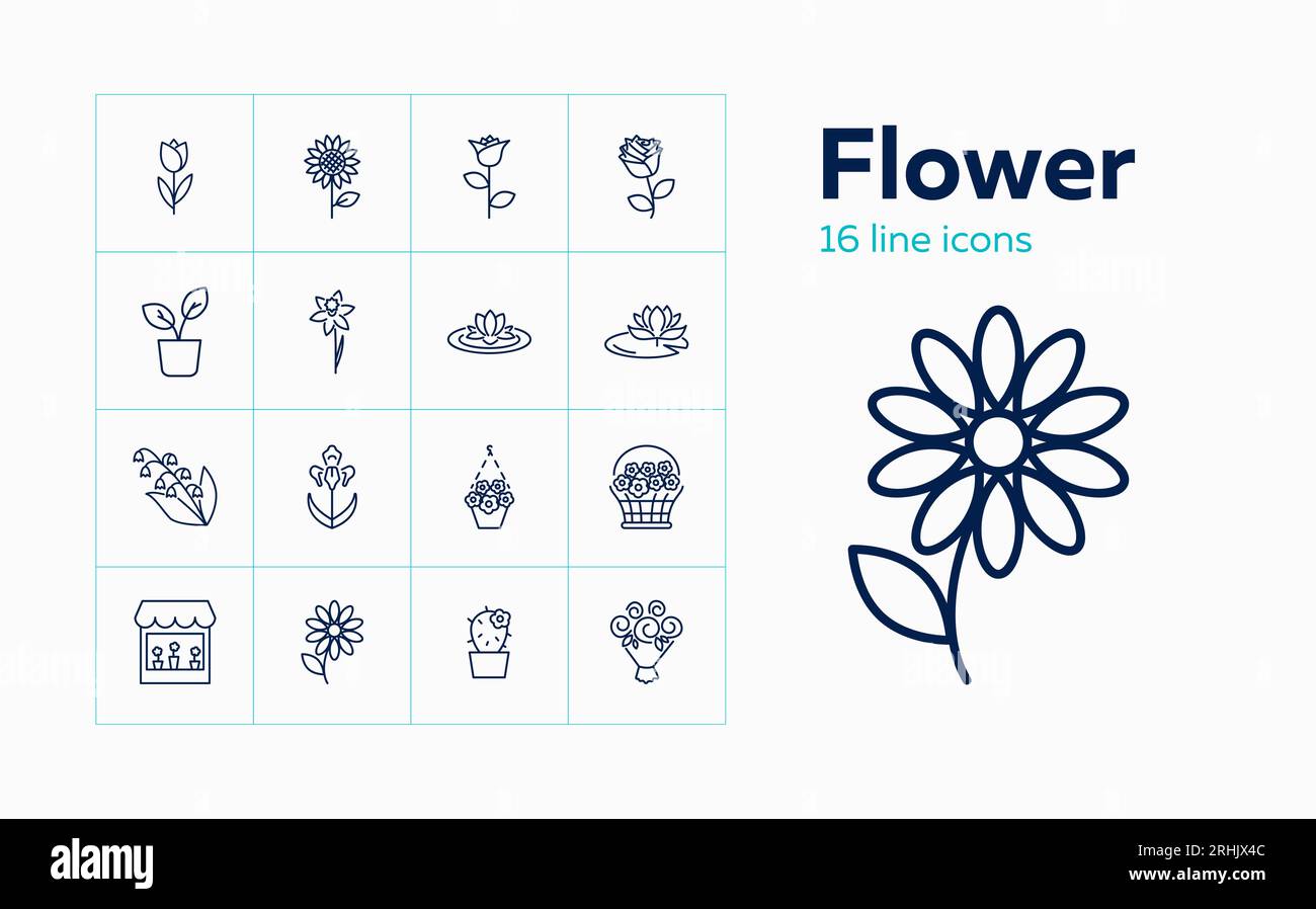 Flower application Cut Out Stock Images & Pictures - Alamy