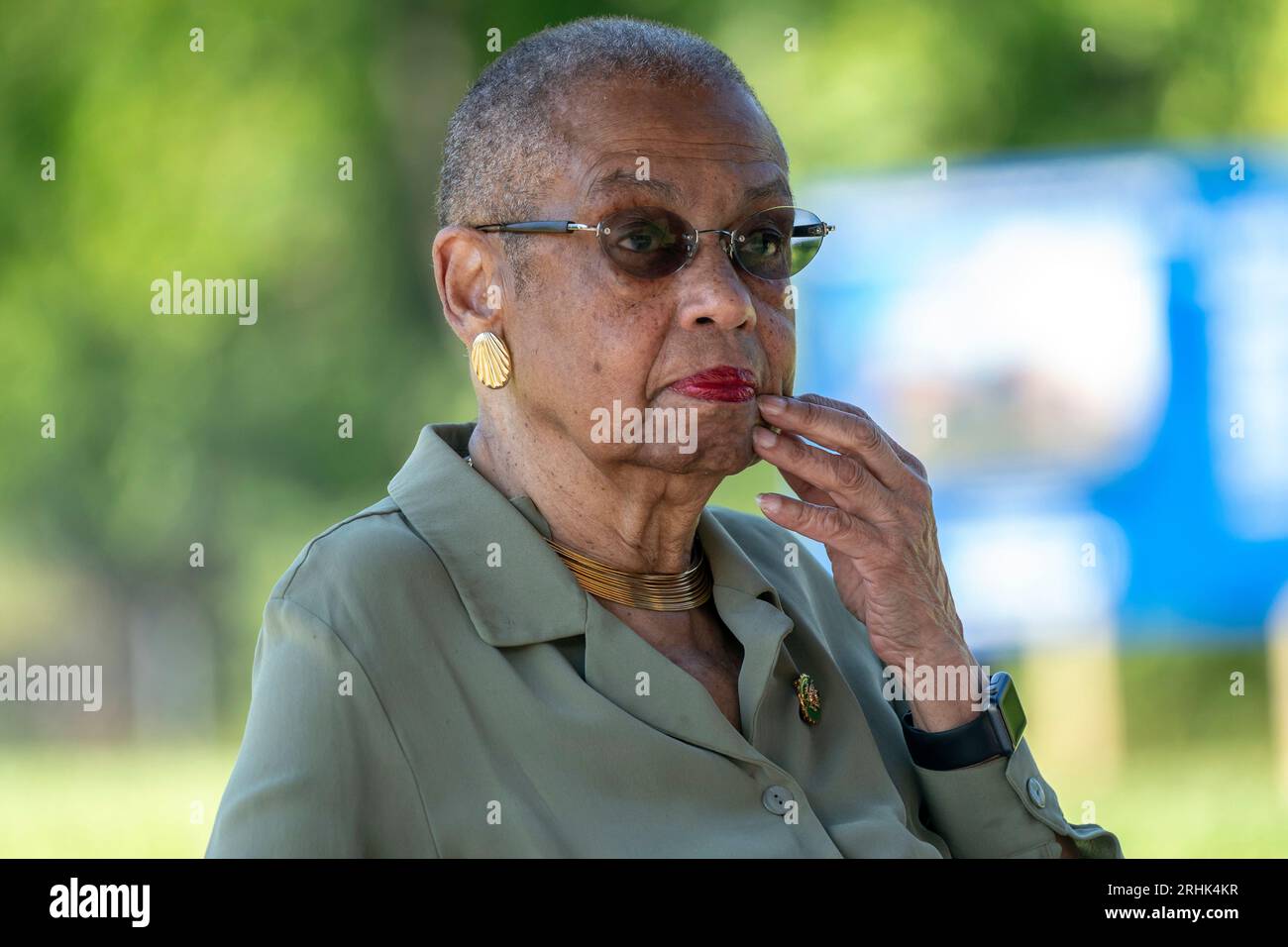 Del. Eleanor Holmes Norton, DD.C., attends a press conference