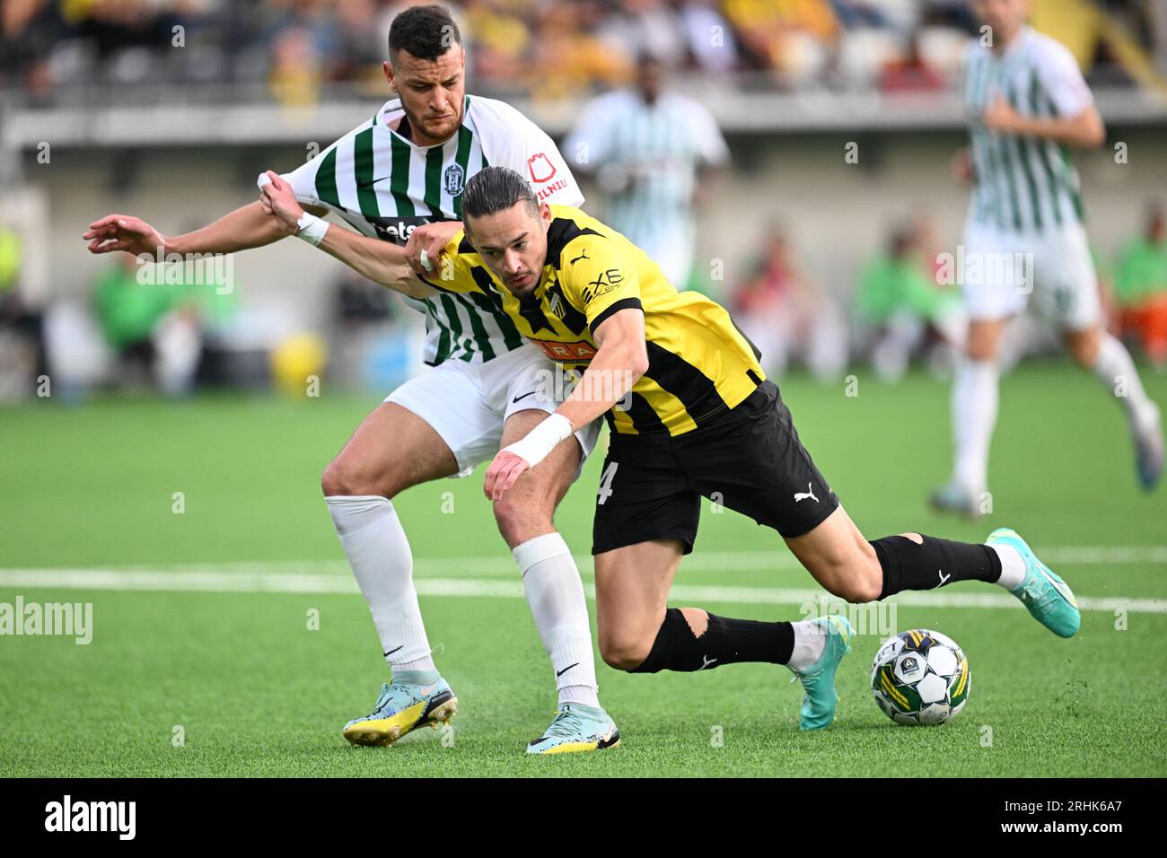 Ferencvarosi TC vs. HNK Rijeka UEFA Europa League football match Stock  Photo - Alamy