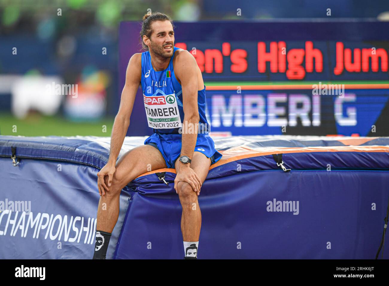 Gianmarco Tamberi (Italy). High Jump. European Championships Munich
