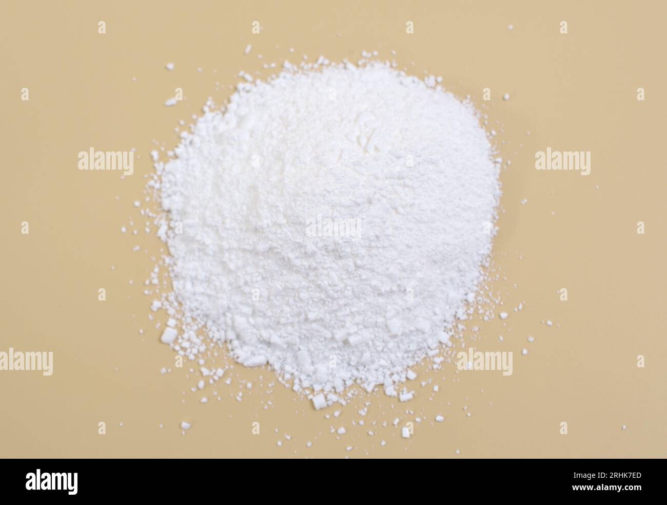 Pharmaceutical Arginine L isomer on baige background. Stock Photo