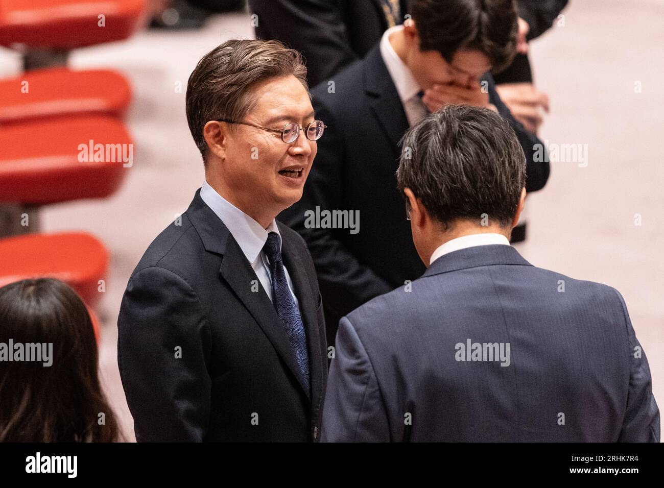 New York, USA. 17th Aug, 2023. Permanent Representative to the UN and ...
