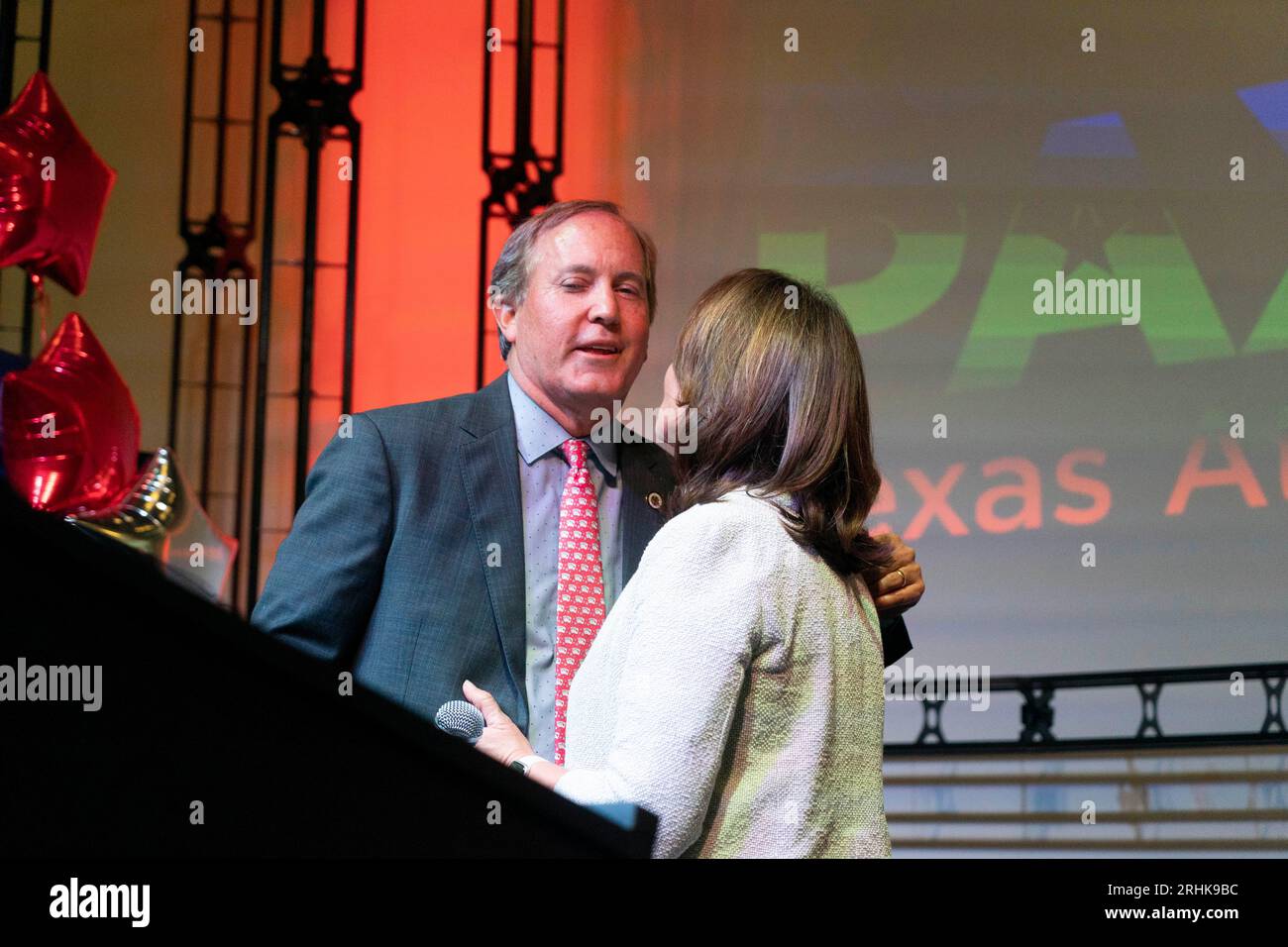 Former Texas Attorney General KEN PAXTON with his wife, State Sen