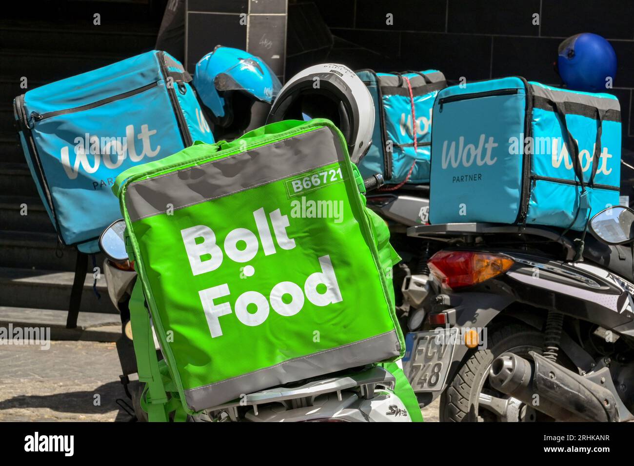 St Julians, Malta 6 August 2023 Insulated container for the Bolt