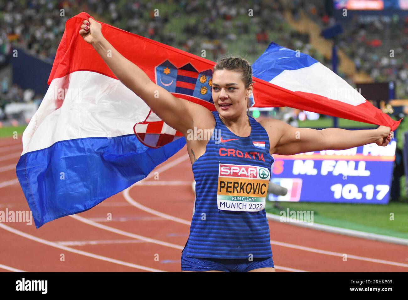 Sandra Perkovic (Croatia) Discus Throw Gold Medal. European