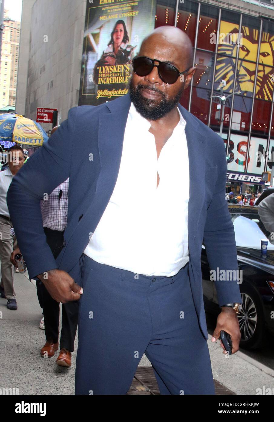 New York, NY, USA. 16th Aug, 2023. Antoine Fuqua seen at Good Morning ...