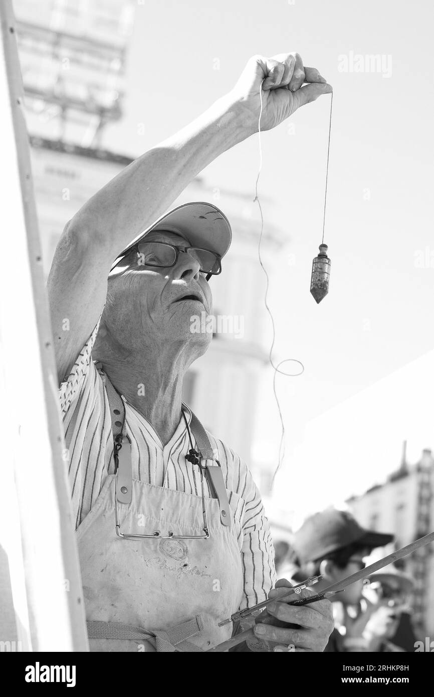 MADRID, SPAIN 2023/08/17 Famous Spanish painter and sculptor Antonio